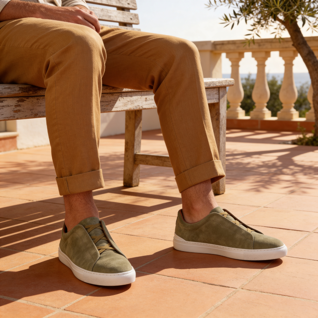 Men's Suede Casual Sneakers