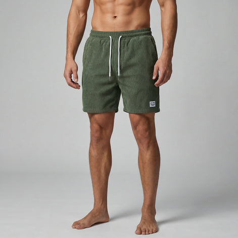 Men's Striped Swim Shorts