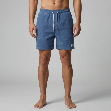Men's Striped Swim Shorts