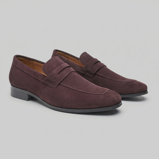 Men's Suede Classic Penny Loafers