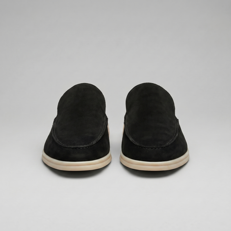 Men's Suede Backless Loafer Mules