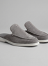 Men's Suede Backless Loafer Mules