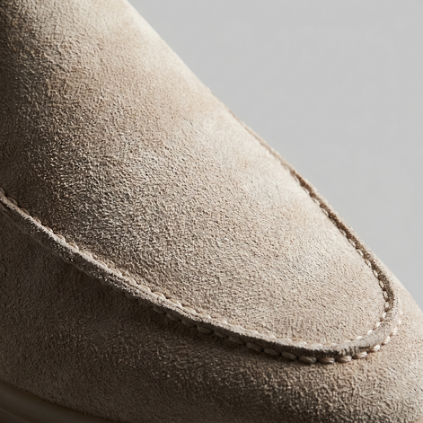 Men's Suede Backless Loafer Mules