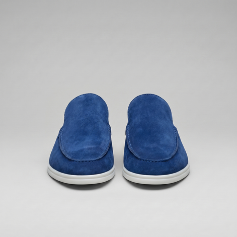 Men's Suede Backless Loafer Mules