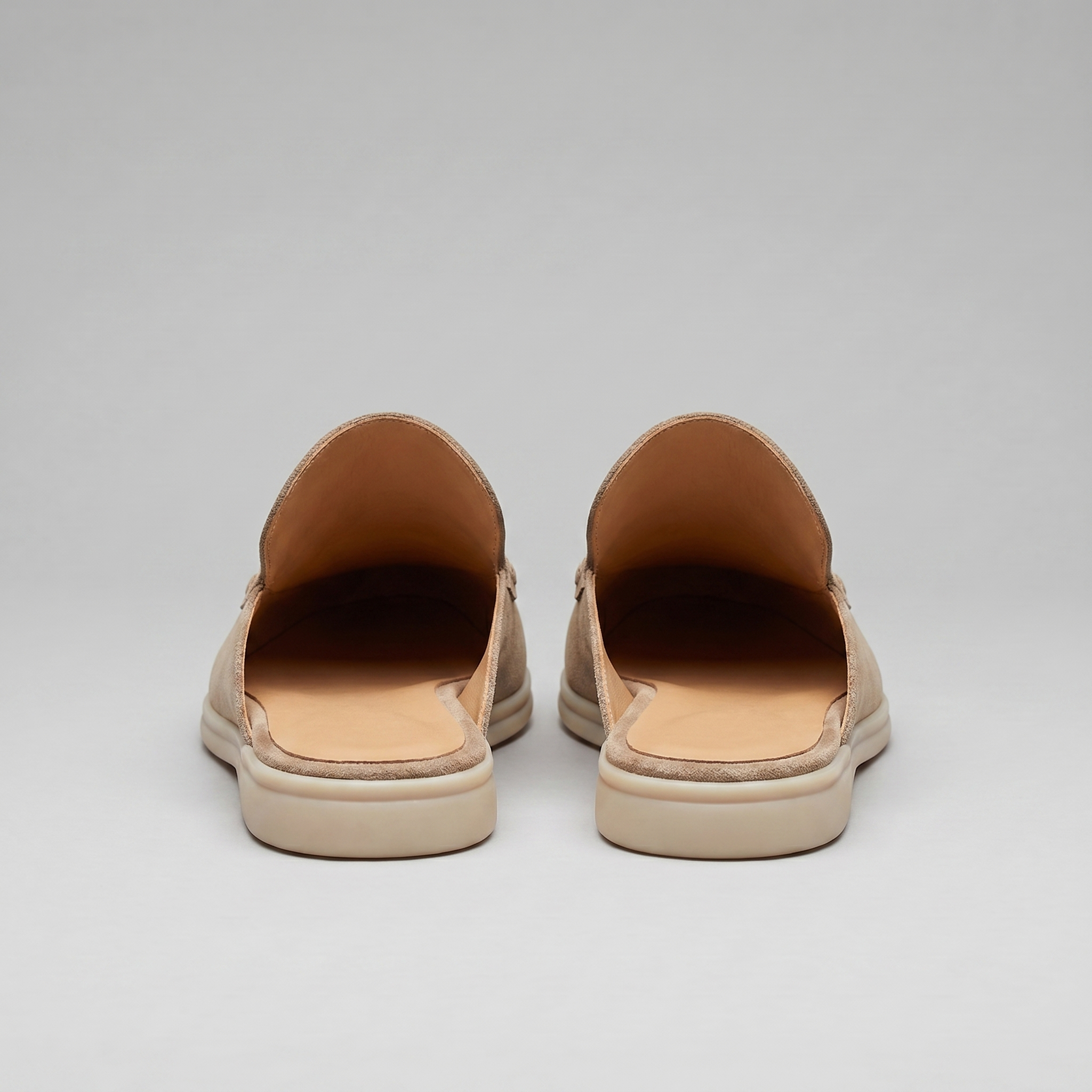 Men's Suede Backless Loafer Mules