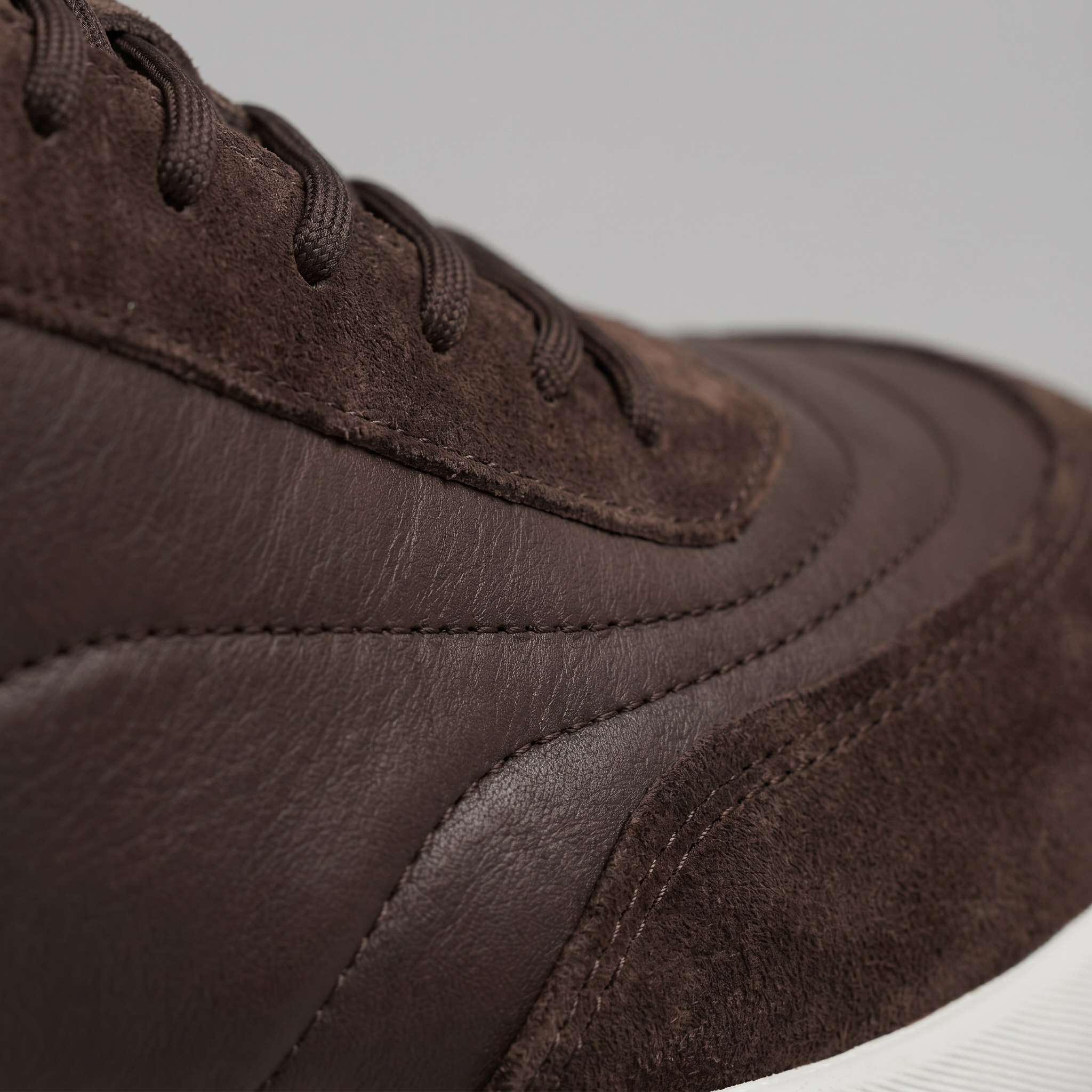 Men's Suede Panel Lace-Up Sneakers
