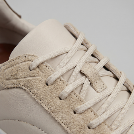 Men's Suede Panel Lace-Up Sneakers