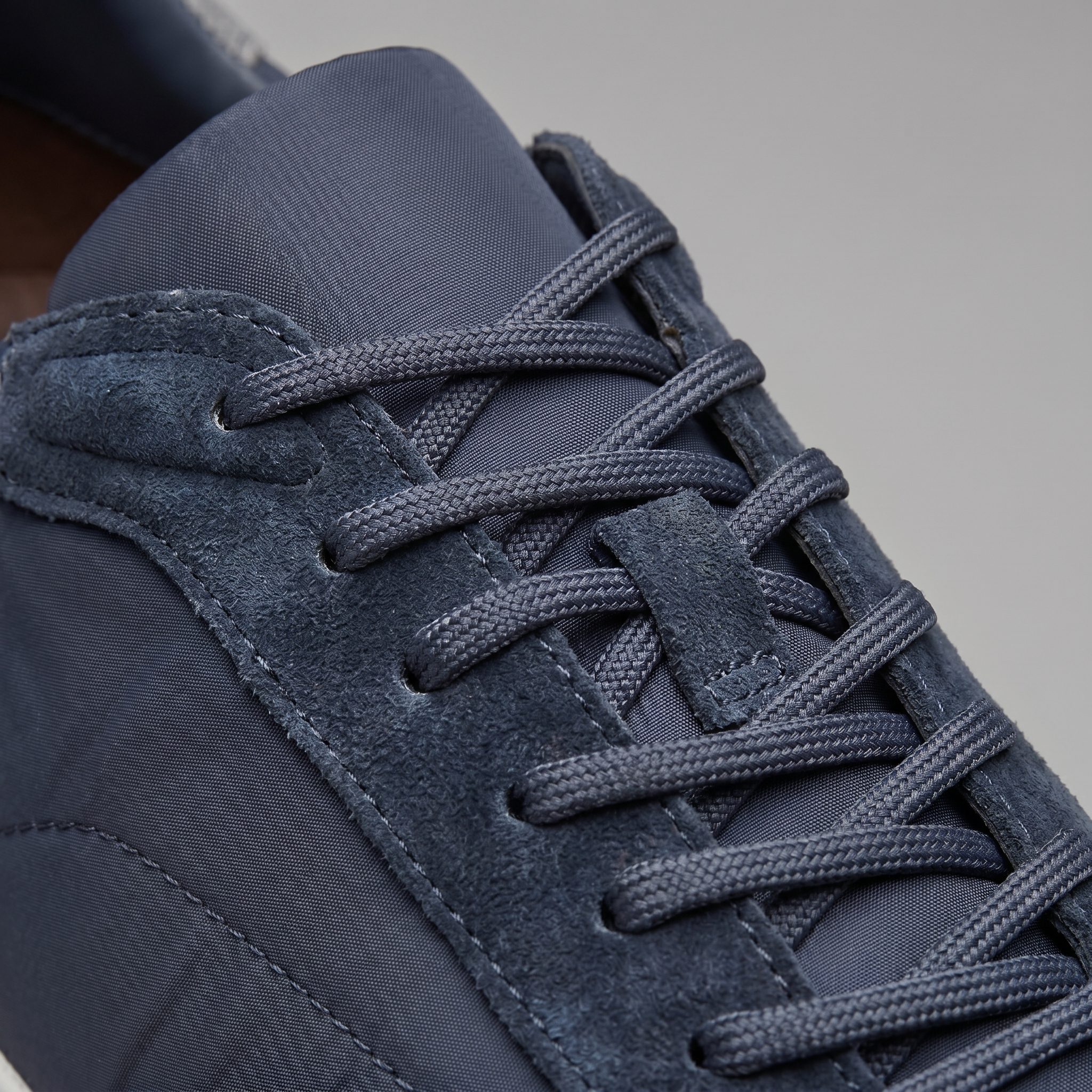 Men's Suede Panel Lace-Up Sneakers