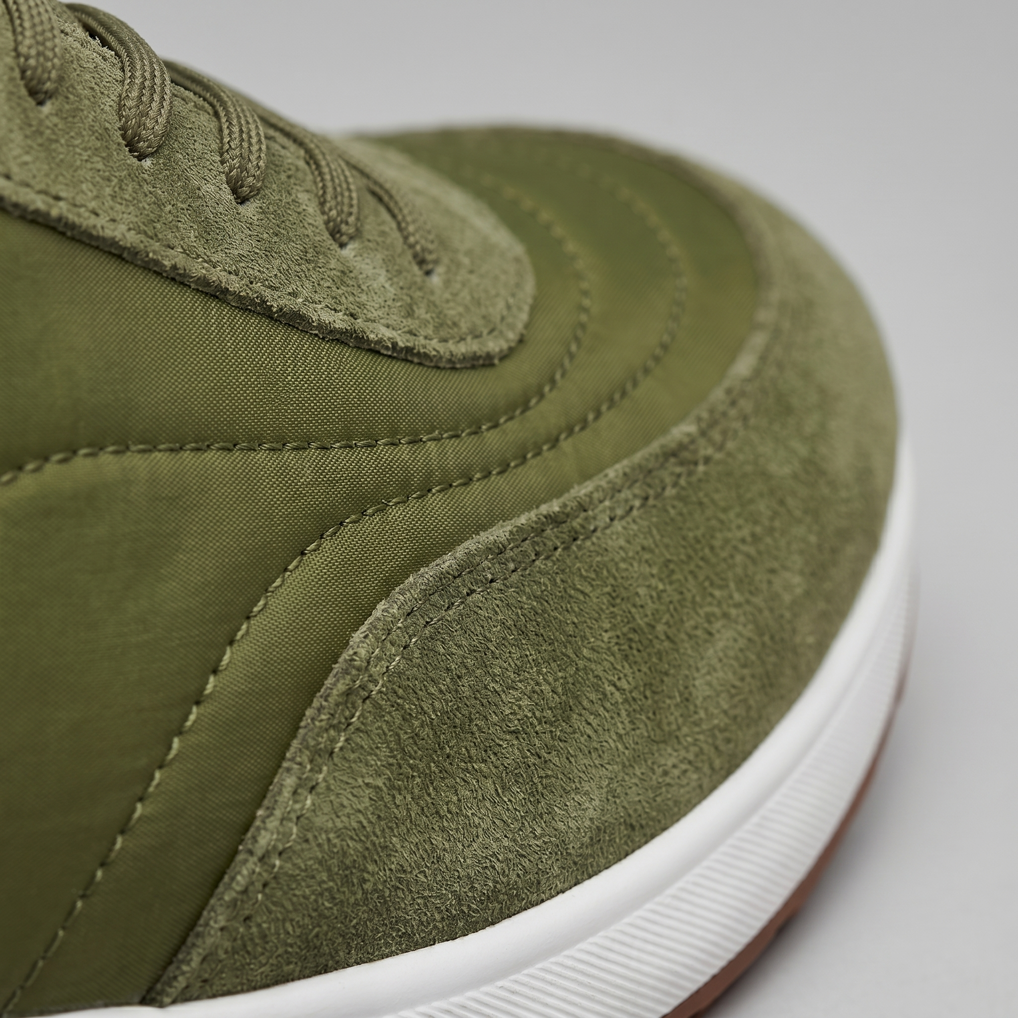 Men's Suede Panel Lace-Up Sneakers