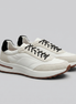 Men's Suede and Nylon Panel Sneakers