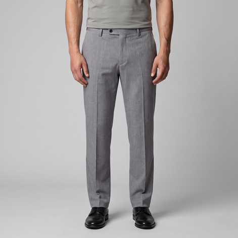 Men's Tailored Flat Front Pants