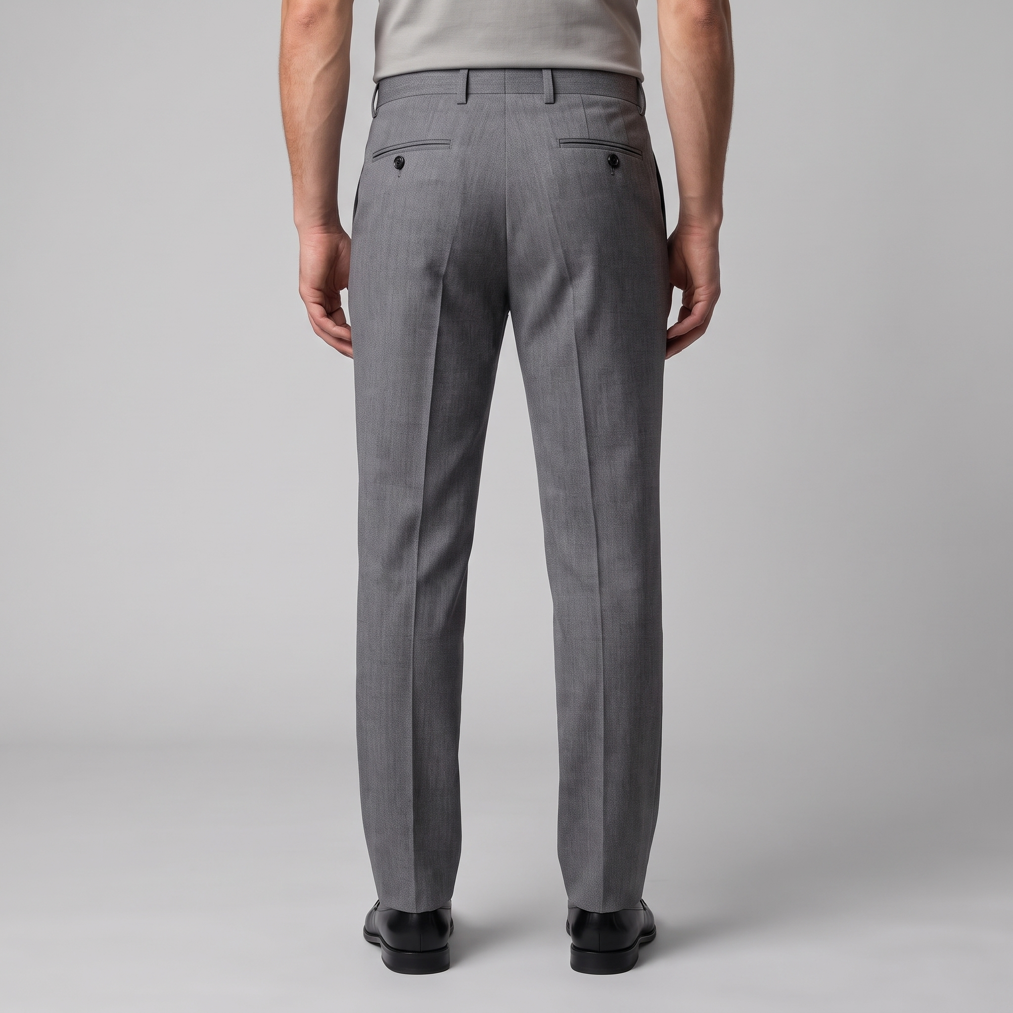 Men's Tailored Flat Front Pants