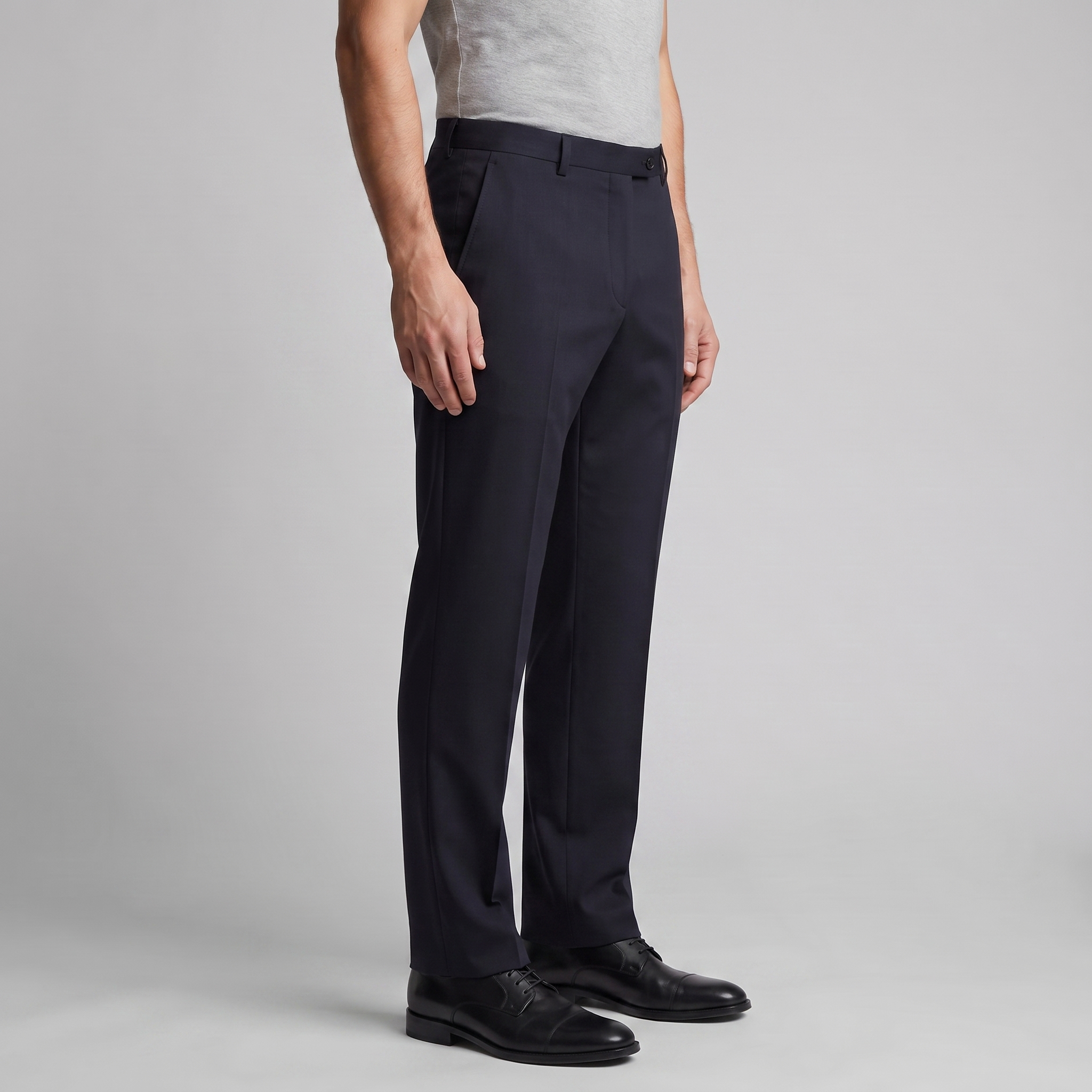 Men's Tailored Flat Front Pants