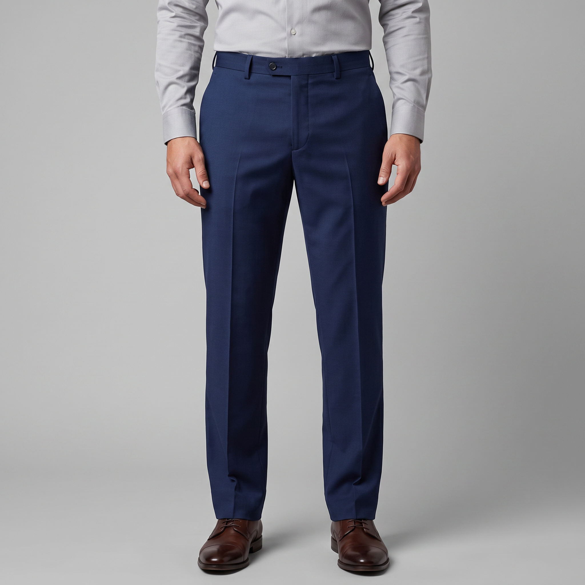 Men's Tailored Flat Front Pants