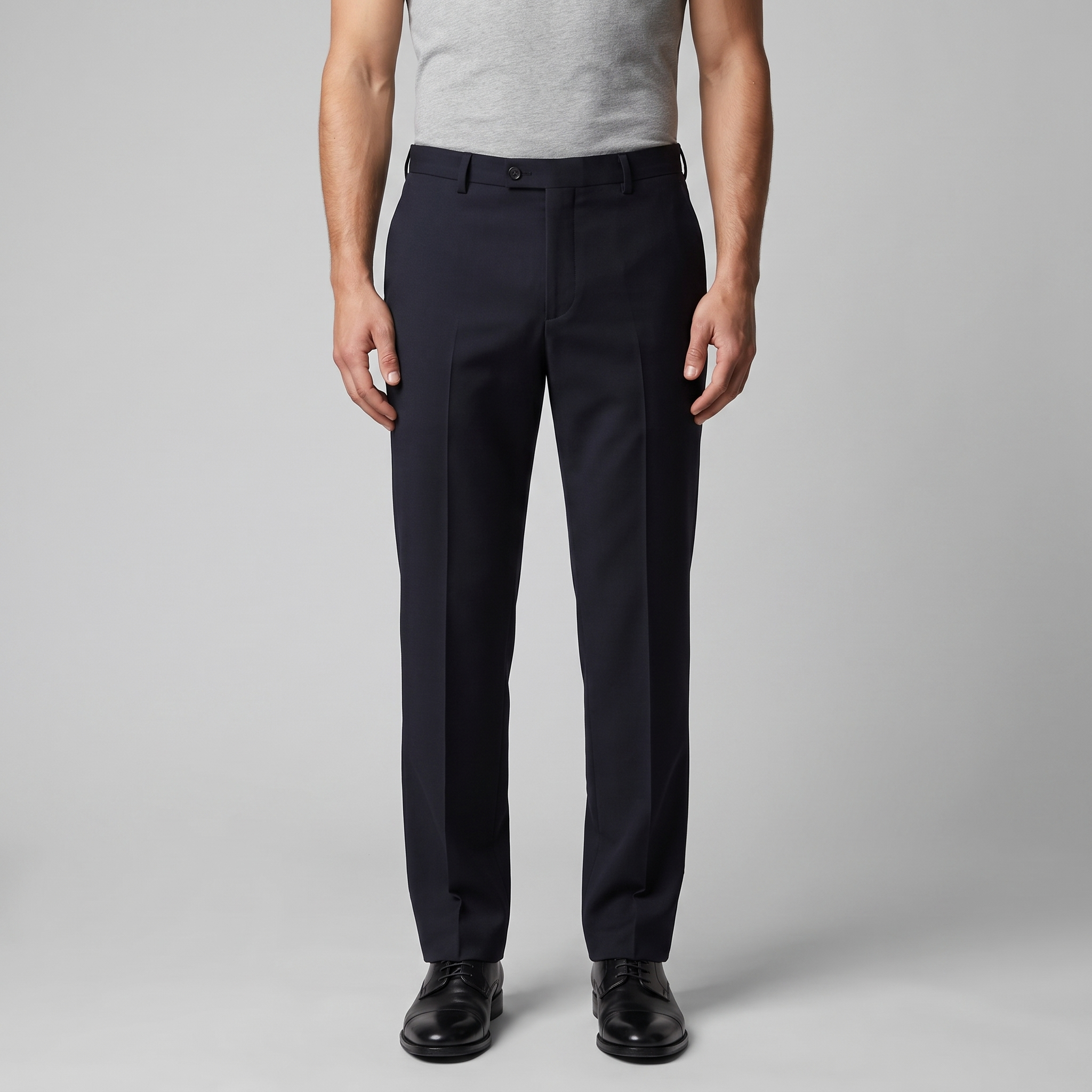 Men's Tailored Flat Front Pants