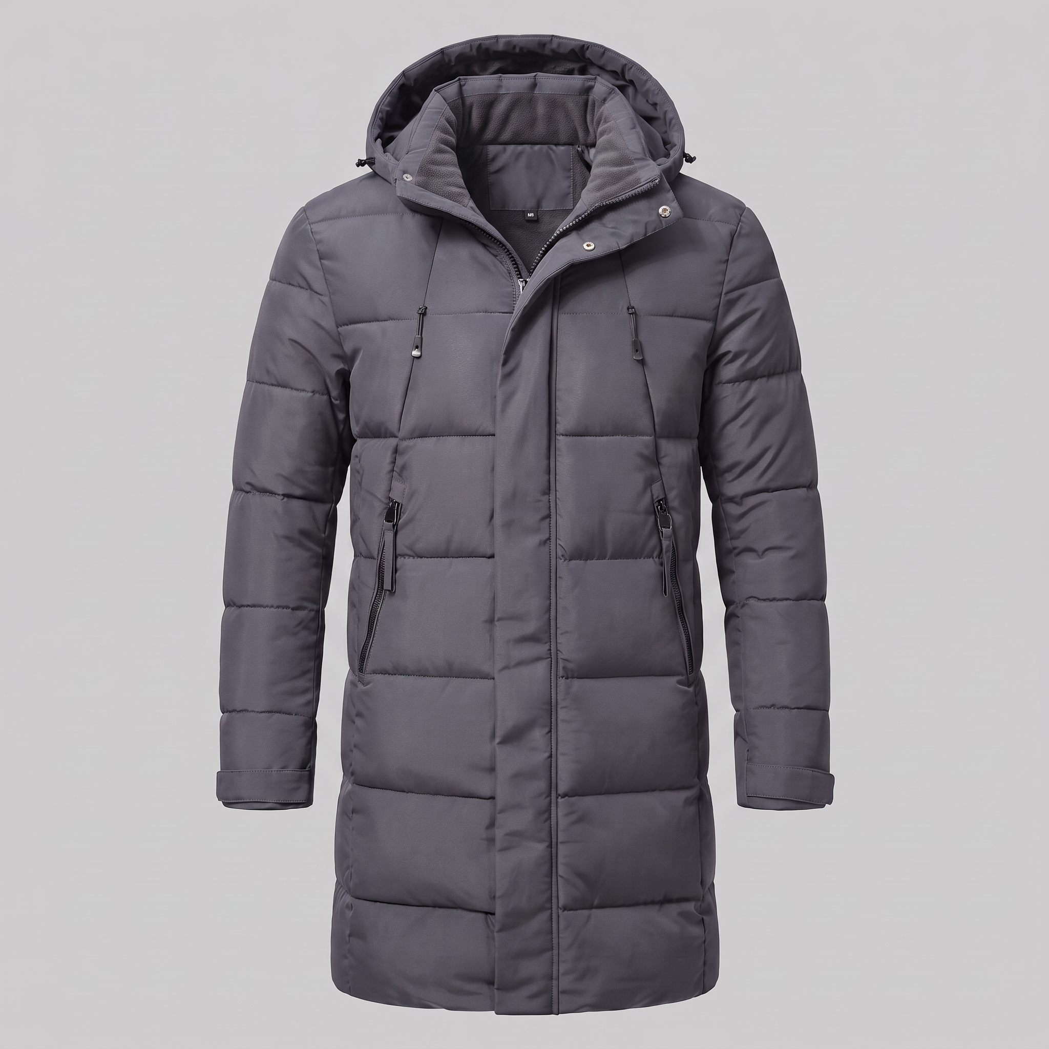 Men's Windproof Padded Parka Jacket