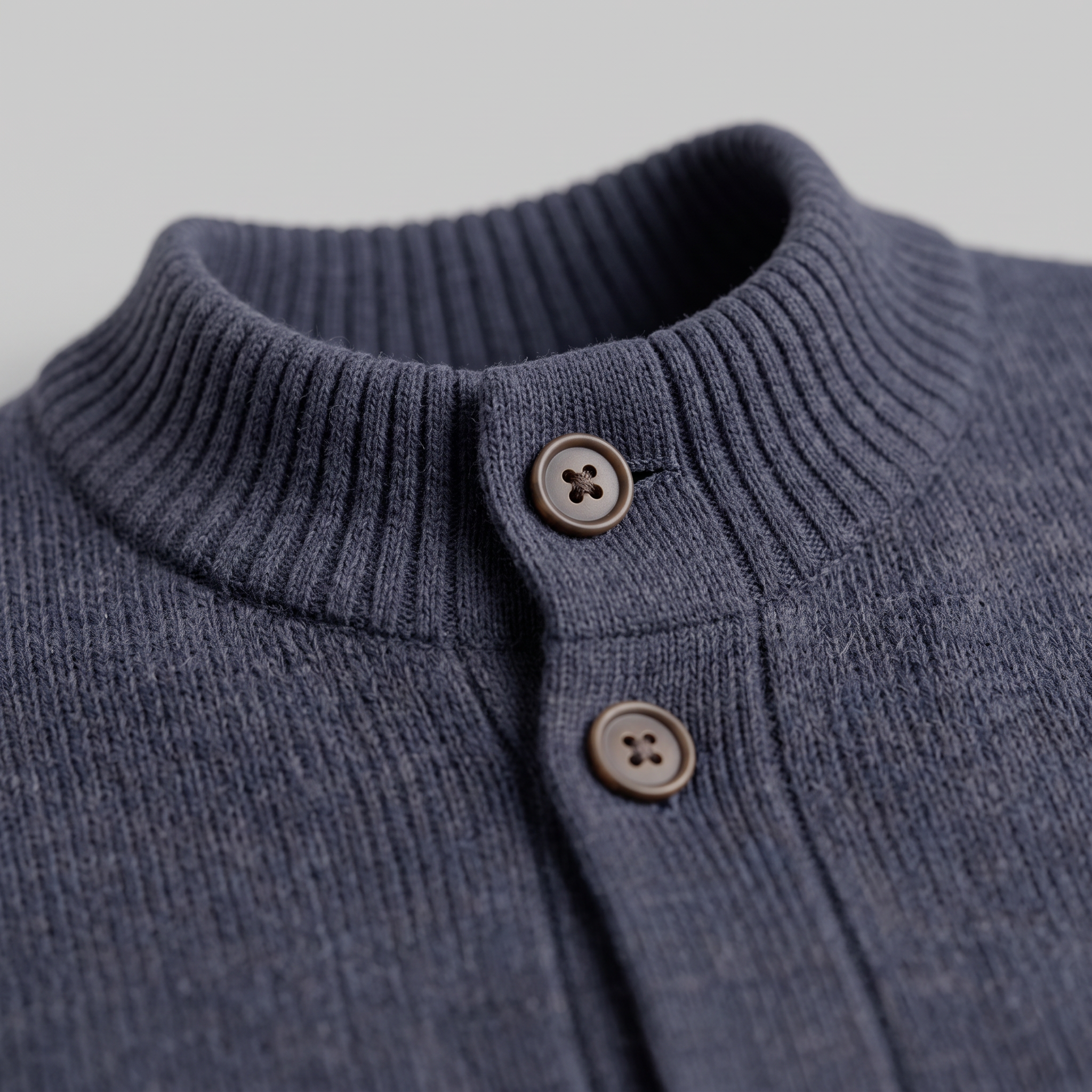 Men's Wool Button-Front Cardigan