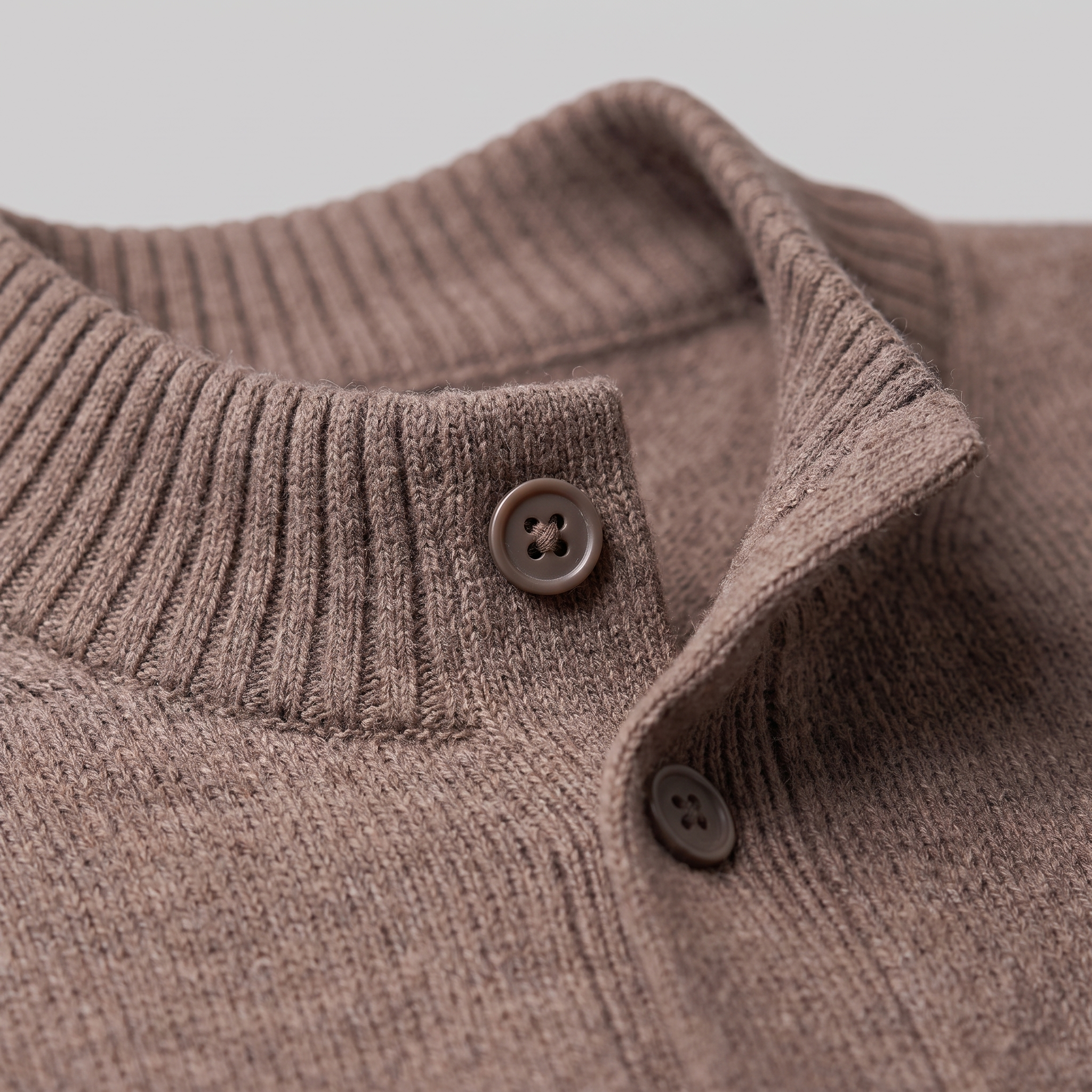 Men's Wool Button-Front Cardigan