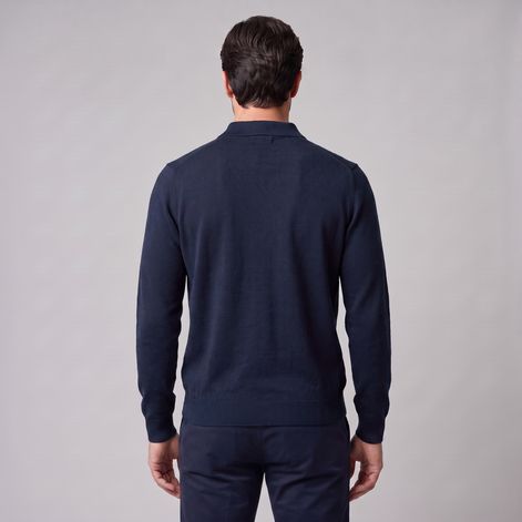 Men's Wool Polo Sweater