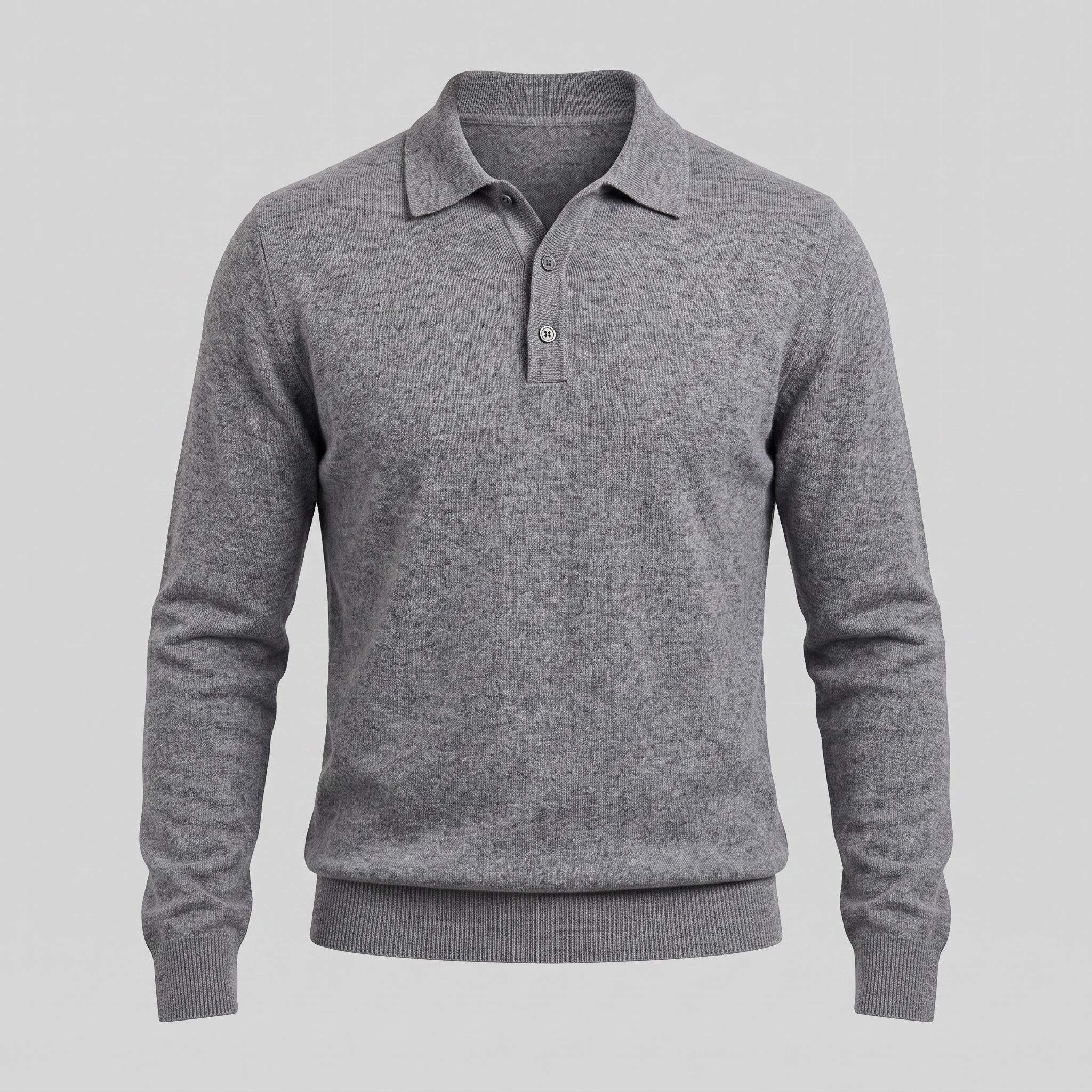 Men's Wool Polo Sweater