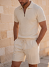 Men's Polo Shirt and Shorts Set
